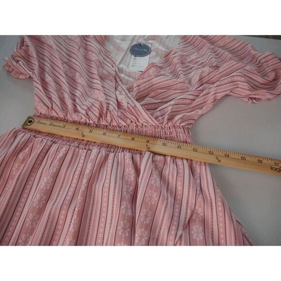 Blooming Jelly Women's Pink Asymmetrical Maxi Dress Size S - Picture 6 of 8